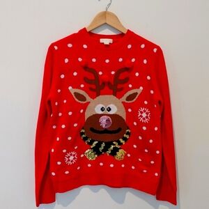 Ugly Christmas sweater. Size Large